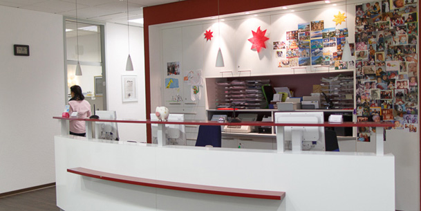 MEZ Innenansicht Empfangsbereich MEZ Innenansicht Empfangsbereich